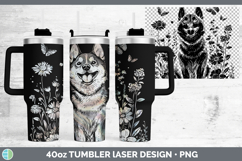 GorgeousWildflowers Dogs Laser 40oz Tumbler design.