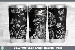 GorgeousWildflowers Dogs Laser 20oz Tumbler design.