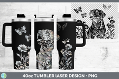 GorgeousWildflowers Dogs Laser 40oz Tumbler design.