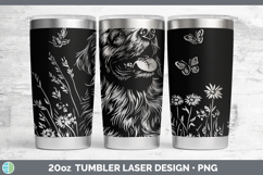 GorgeousWildflowers Dogs Laser 20oz Tumbler design.