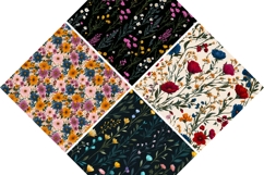Wildflowers Garden Seamless Patterns Product Image 2