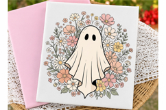 Wildflowers Ghost Halloween PNG Product Image 3