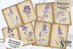 Wildflowers Junk Journal Pages Product Image 1