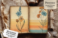 Wildflowers Junk Journal Pages Product Image 3