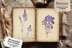 Wildflowers Junk Journal Pages Product Image 3