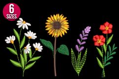 Wildflowers Machine Embroidery Design | Floral Pattern Product Image 2