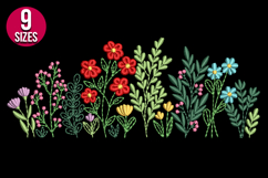 Wildflowers Machine Embroidery Design | Floral Pattern Product Image 2
