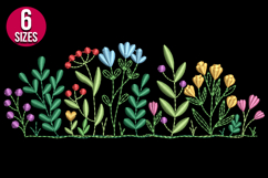 Wildflowers Machine Embroidery Design | Floral Pattern Product Image 2