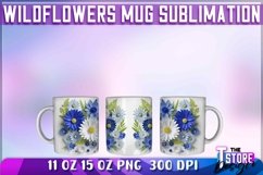 Wildflowers Mug Sublimation | 11 oz 15 oz | PNG File Product Image 6