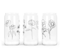 Glass Can Wrap Bundle | Sublimation Glass PNG | Glass Wrap Product Image 5