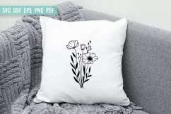 Flower SVG | Wildflower SVG | Bouquet of flower Product Image 2