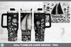 GorgeousWildflowers Laser 40oz Tumbler design.