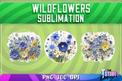Wildflowers Sublimation | T-Shirt Design | PNG File Product Image 3