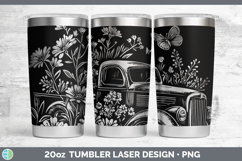 GorgeousWildflowers Laser 20oz Tumbler design.