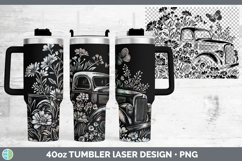 GorgeousWildflowers Laser 40oz Tumbler design.