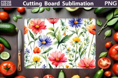 Flowers Cutting Board | Mothers Day Cutting Board Product Image 1