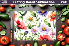 Flowers Cutting Board | Mothers Day Cutting Board Product Image 1