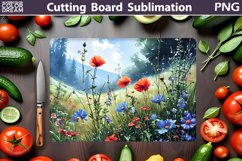 Flowers Cutting Board | Mothers Day Cutting Board Product Image 1