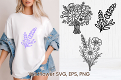 Summer Wildflower SVG Bundle | 52 Floral Designs Product Image 5