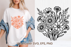 Summer Wildflower SVG Bundle | 52 Floral Designs Product Image 4