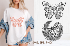 Summer Wildflower SVG Bundle | 52 Floral Designs Product Image 6