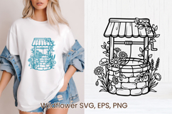 Wildflower SVG design | Floral SVG | Summer flower vector Product Image 1