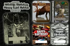 Wildlife Fishing Birthday Print & Cut Money Card Product Image 2