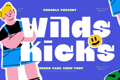 Wilds Kicks - Modern Sans Serif Font Product Image 1