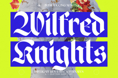 Wilfred Knights - Blackletter Serif Font Product Image 1