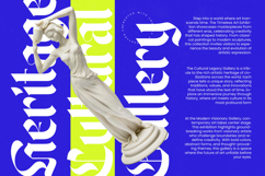 Wilfred Knights - Blackletter Serif Font Product Image 4