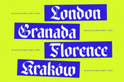 Wilfred Knights - Blackletter Serif Font Product Image 6