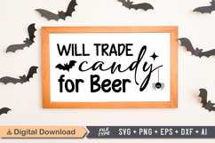 Farmhouse Halloween Sign SVG Bundle | Halloween Door Sign Product Image 2