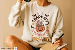 Halloween Coffee Hand-drawn SVG PNG T-shirt Design Product Image 4
