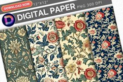 William Morris Digital Paper Product Image 1