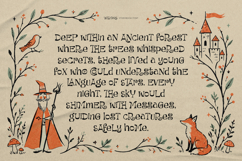Storybook Font, Fairytale Font, Magic Font, Kids Font, Whimsical Font, Handdrawn Font, Handcrafted Font, Organic Font, Fantasy Font, Playful Font, Decorative Font, Display Font, Vintage Storybook, Fairytale Design, Kids Design, Whimsical Design, Creative 