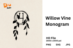 Willow Vine Monogram Product Image 1