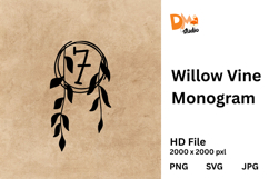 Willow Vine Monogram Product Image 1