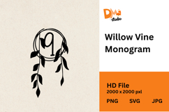 Willow Vine Monogram Product Image 1