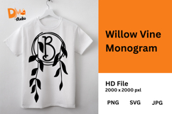 Willow Vine Monogram Product Image 1