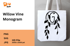 Willow Vine Monogram Product Image 1