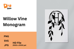 Willow Vine Monogram Product Image 1