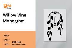 Willow Vine Monogram Product Image 1