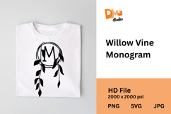 Willow Vine Monogram Product Image 1