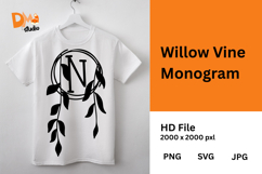 Willow Vine Monogram Product Image 1