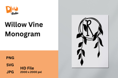 Willow Vine Monogram Product Image 1