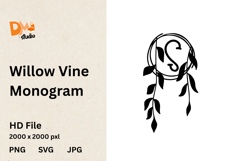 Willow Vine Monogram Product Image 1