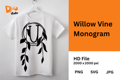 Willow Vine Monogram Product Image 1
