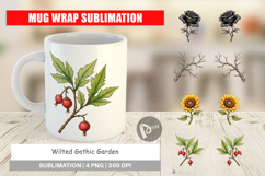 Wilted Garden Mug Wrap Product Image 1