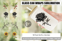 Wilted Garden Glass Can Product Image 1