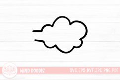Wind Doodle SVG Cut File Product Image 1